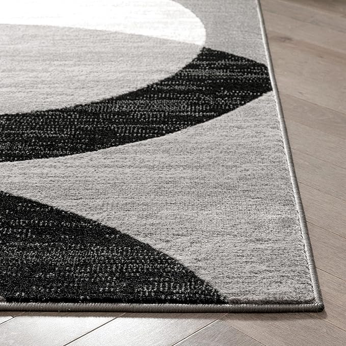 Well Woven Dulcet Bingo Grey Modern Geometric 2'7" x 9'10" Runner Rug