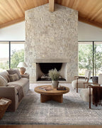 Loloi Amber Lewis Alie Collection ALE-04 Sky/Stone 2'-3'' x 3'-10'', .13'' Pile Height, Accent Rug