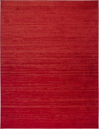 SAFAVIEH Area Rug 8x10 - Adirondack Collection - Large - Red & Grey, Modern Ombre Design, Non Shedding & Easy to Clean, Ideal for Living Room, Bedroom, Office, Dining Space (ADR113Q)