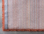 Unique Loom Solid Shag Collection Area Rug (7' 1" x 10' Rectangle, Terracotta)