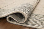 Loloi Chris Loves Julia Francis Collection FRA-02 Cream/Black 8'-6" x 12' Area Rug