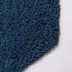 Unique Loom Solid Shag Collection Area Rug (6' 1" Octagon, Sapphire Blue/ Navy Blue)