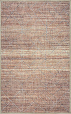 GLN Rugs Contemporary Collection - Machine Washable Area Rug, Contemporary Washable, Non Slip, Low Pile Chenille Rug, Living Room, Bedroom, Kitchen Rug (2' x 3' Terra/Brown)