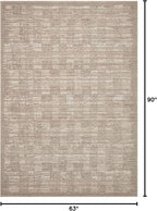 Loloi Darby Collection DAR-07 Pebble/Sand 5'-3" x 7'-6" Area Rug