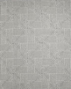 Nourison Home Textured Home Charcoal Ivory 7'10" x 9'10" Area Rug - Easy Cleaning, Non Shedding, Bed Room, Living Room, Dining Room, Kitchen (8' x 10')
