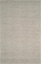 Safavieh Area Rug 6x8 - Natura Collection - Silver, Handmade Wool Blend, Textured Design, Ideal for Living Room, Bedroom, Dining Space (NAT620C)