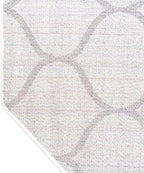 Rugs.com Lattice Frieze Collection Rug – 7' 10 Octagon Ivory Medium Rug Perfect for Living Rooms, Kitchens, Entryways
