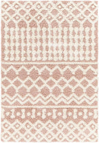 Livabliss Hapsburg Moroccan Shag Runner Area Rug, 2'7" x 7'3" , Dusty Pink