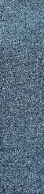 Eyely UES100H-216 Supersoft Haze Solid Low-Pile Indoor Runner Rug, Coastal, Bohemian, Minimalist, Classic, Casual for Bedroom,Kitchen,Living Room,Non Shedding,Easy-Washing, Blue, 2 X 16