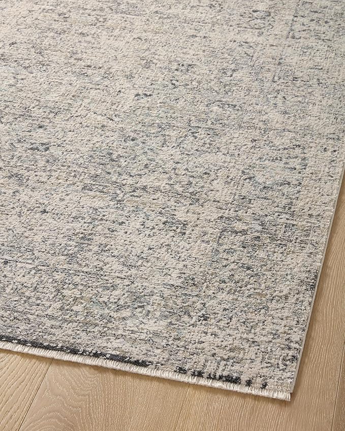Loloi Amber Lewis Alie Collection ALE-01 Stone/Mist 5'-3'' x 7'-9'', .13'' Pile Height, Area Rug