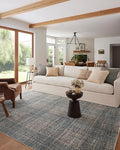 Loloi Angela Rose Ember Collection EMB-09 Denim/Charcoal 7'-10" x 10' Area Rug
