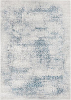 Unique Loom Finsbury Collection Area Rug - Sarah (7' 1" x 10' Rectangle, Blue/ Ivory)