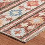 Dash & Albert Canyon Natural Machine Washable Rug, 6 X 9 Feet, Natural Geometric Pattern - Premium Luxury Hotel Quality Soft Breathable Hypoallergenic Machine Washable Easy Care All Season