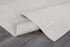Beverly Rug Micro Loop Area Rug White 8x10 Modern Luxury Soft Boho Geometric Durable Indoor Area Rugs for Living Dining Room Office Stain Resistant Non Shedding Casual Indoor Carpet White 8 x 10