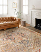 Loloi Jocelyn Collection JOC-01 Sand/Multi 2'-3" x 7'-6" .38" Thick Runner Rug