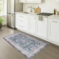 Fame Rugs Turkish Rug. Washable Vintage Oriental Antique Inspired Traditional Doormat Small Modern Area Rugs Luxury Entryway Entry Bedroom Bathroom Kitchen (409CN, 2'5 x 5')