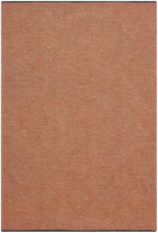 LUXE WEAVERS Modern Farmhouse Orange 5x7 Washable Area Rug, Anti-Slip Diamond Pattern Carpet
