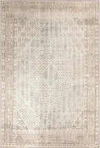 Keen Home Design 3x5 Rug - Machine Washable Entry Rug with Non-Slip Backing, Ideal for Enteryway, Kitchen, Bathroom, Laundry Room - Vintage, Easy Clean, Durable, Low Pile Rug - (3' x 5')