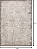 Loloi Darby Collection DAR-04 Ivory/Stone 9'-2" x 13' Area Rug