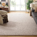 Safavieh Natura Collection Area Rug - 11' Square, Beige, Handmade Wool Blend, Textured Design, Ideal for Living Room, Bedroom, Dining Space (NAT620B)