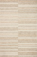 Loloi Chris Loves Julia Chris Collection CHR-03 Ivory/Clay 3'-6'' x 5'-6'', .50" Pile Height, Accent Rug