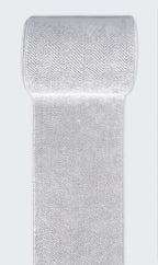 Well Woven Custom Size Hallway & Stair Runner- Harlow Pompeii Light Grey 27 Inches Wide x 8 Feet Long Runner (27" x 8') Runner Rug - Modern Chevron Pattern, Ultra-Soft, Easy-Clean