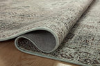 Loloi Magnolia Home by Joanna Gaines Sinclair Collection SIN-04 Natural/Sage 8'-6" x 11'-6", .25" Pile Height, Machine Washable, Area Rug