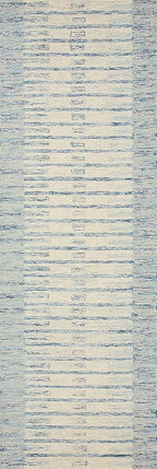 Loloi Chris Loves Julia Chris Collection CHR-01 Ivory/Denim 2'-3'' x 3'-9'', .50" Pile Height, Accent Rug