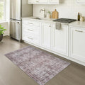 Fame Rugs Turkish Rug. Washable Vintage Oriental Antique Inspired Traditional Doormat Small Modern Area Rugs Luxury Entryway Entry Bedroom Bathroom Kitchen (397CB, 2'5 x 5')