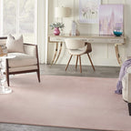 Nourison Home Nourison Essentials Pink 7' x 10' Area Rug - Easy Clean, Non Shedding, Bed Room, Living Room, Dining Room, Kitchen (7' x 10')