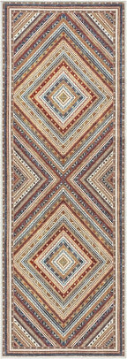 Keen Home Design 2x10 Rug - Machine Washable Runner Rug with Non-Slip Backing, Ideal for Hallway, Entryway, Kitchen, Laundry Room - Vintage, Easy Clean, Durable, Low Pile - (2'6" x 10')