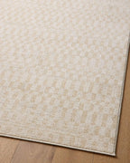 Loloi Kamala Collection KAM-05 Ivory/Natural 5'-3" x 7'-9" Area Rug
