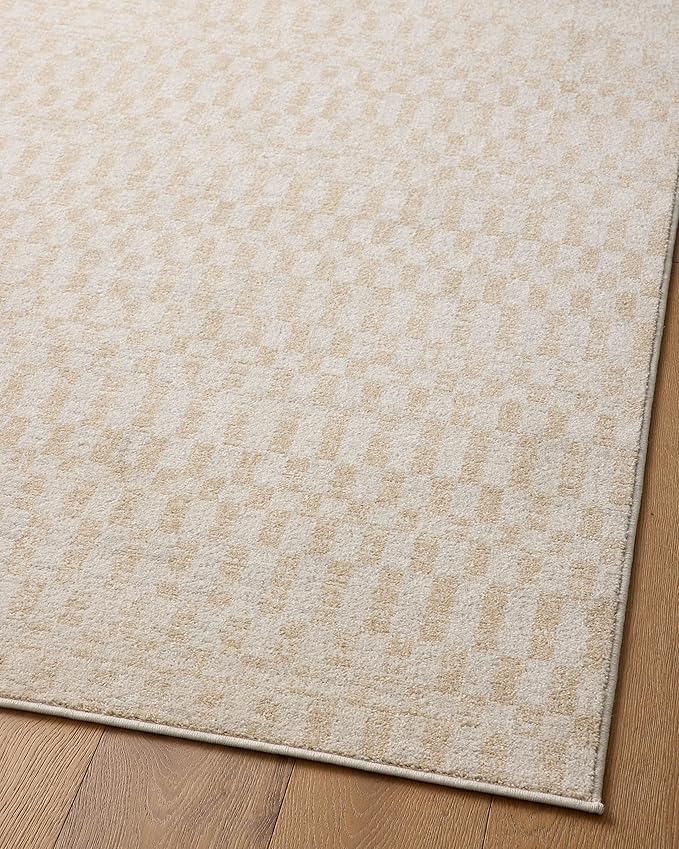 Loloi Kamala Collection KAM-05 Ivory/Natural 2'-7" x 8'-0" Runner Rug