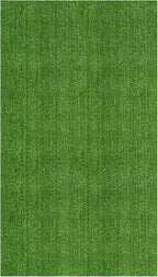 Ottomanson Artificial Grass Turf 7'10" x 26' Indoor Outdoor Faux Grass Rug with Drainage Holes, Customizable with Extra Long Size Options, Perfect for Patio Lawn Balcony Weddings Photoshoot Backdrop