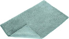 Amazon Basics Bathroom Rugs, Extra Soft Absorbent Shag Bath Rugs, Non-Slip, Quick Drying, Machine Washable, Plush Comfort for Bathroom Floor, Tub and Shower, 21" x 34", Seafoam Green