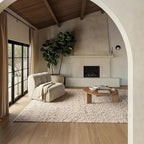 Rugs USA Marilyn Charcoal/Ivory, 6' x 9', Hand Woven, Marled, Wool, Soft and Cozy, High Traffic, Stain Resistant, Easy Clean, Durable Area Rug for Bedroom, Living Room, Dining, Den, Foyer