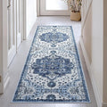 2x6 Area Rug,Boho Vintage Oriental Washable Rugs,Collapsible Area Rug for Bedroom, Entryway, Kitchen, Bathroom