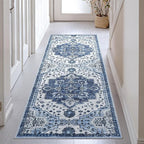 2x6 Area Rug,Boho Vintage Oriental Washable Rugs,Collapsible Area Rug for Bedroom, Entryway, Kitchen, Bathroom