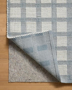 Loloi Magnolia Home by Joanna Gaines Ryder Collection RYD-02 Blue/Ivory 3'-6" x 5'-6" Accent Rug