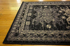 Unique Loom Taftan Collection Border Geometric Tribal Inspired Design Area Rug (2' 2 x 3' 0 Rectangular, Black/ Gray)