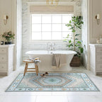 Oriental Rug. Washable Vintage Turkish Oushak Antique Inspired Area Rugs. Runner Rugs Luxury Living Room Bedroom Bathroom Kitchen Nursery Home Office (856GG, 7'5" x 9'8")