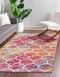 Rugs.com Lattice Frieze Collection Rug – 4' x 6' Multi Medium Rug Perfect for Living Rooms, Large Dining Rooms, Open Floorplans