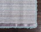 Unique Loom Solid Shag Collection Area Rug (8' x 10' Rectangle, Light Slate Blue)