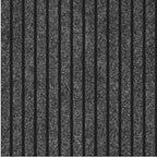 Ottomanson 2' x 5' Hallway Runner with Scraper Pile Extra Durable Non-Slip Rug Mat for Indoor & Outdoor Use - Ideal for Kitchen, Entryway, Patio & Garage - High-Traffic Carpet, Black