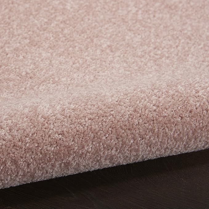 Nourison Home Nourison Essentials Pink 7' x 10' Area Rug - Easy Clean, Non Shedding, Bed Room, Living Room, Dining Room, Kitchen (7' x 10')