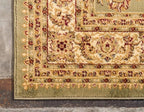 Unique Loom Voyage Collection Traditional Oriental Classic Intricate Design Area Rug (6' 0 x 9' 0 Rectangular, Green/Ivory)