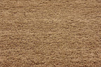 Unique Loom Solid Shag Collection Area Rug (7' 10" Square, Sandy Brown)