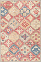 Dash and Albert Pali Machine Washable Area Rug - 2' x 3' Multicolor - Geometric Accent Rug - Anti-Slip Backing, Lightweight, Machine Washable, High Traffic Areas Kitchen, Mudroom, Laundry Room
