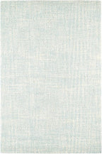 Dash and Albert Crosshatch Wool Area Rug - 5' x 8' Sky Blue Solid Hand Micro Hooked Accent Rug - Durable, High Traffic Areas Bedroom, Hallway, Stairs - Premium Luxury Hotel Quality Soft Breathable