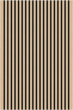 KOZYFLY Brown and Black Striped Rug 4x6 Ft Area Rug Washable Indoor Outdoor Rug Cotton Door Mat for Double Front Door Entryway Patio Porch Living Room Carpet